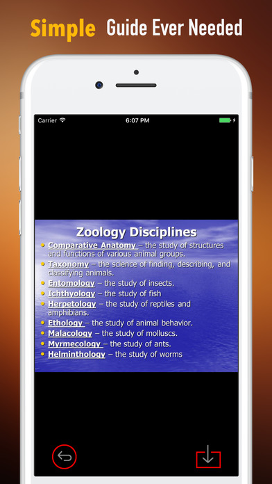 Zoology Glossary-Study Guide and Terminology screenshot 2