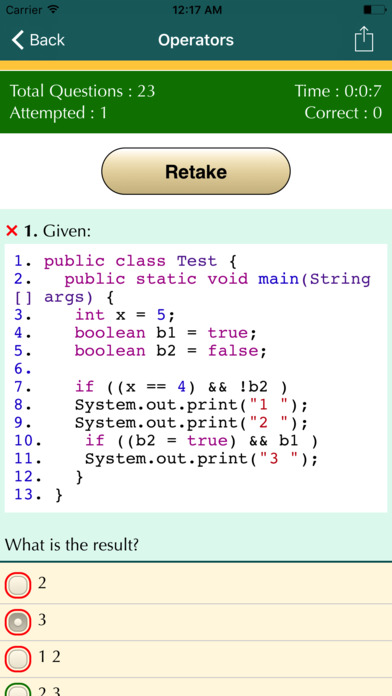 Java Certification Preparation screenshot 3