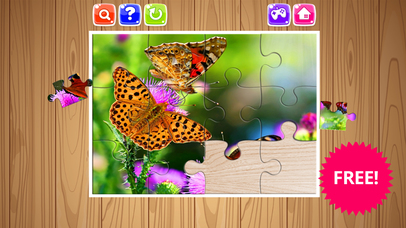 Butterfly And Bug Jigsaw Puzzle Game For Kids 1-3 screenshot 4