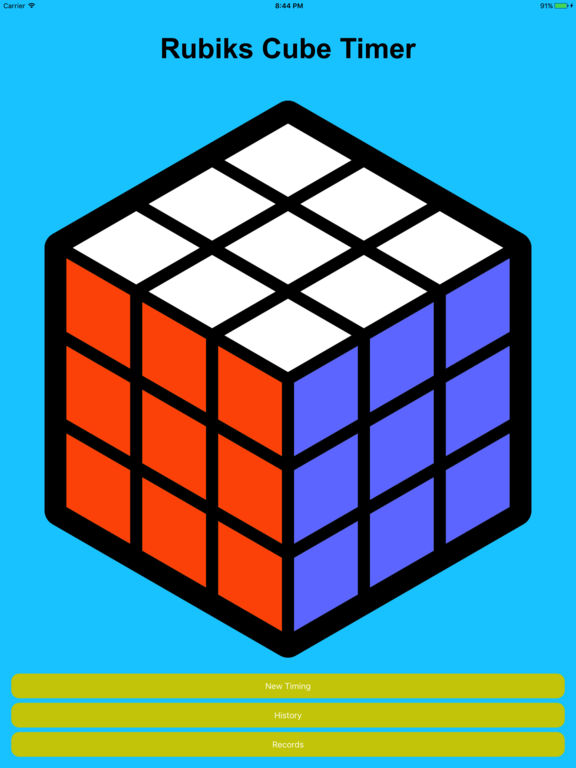 rubiks cube timer javascript