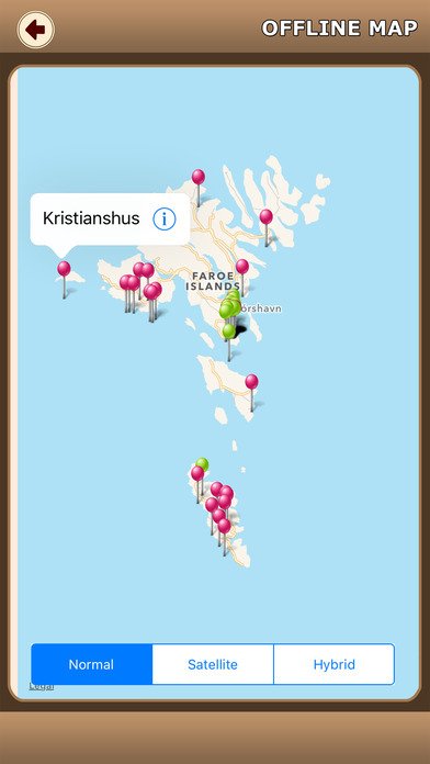 Faroe Island Offline Map Explorer screenshot 3