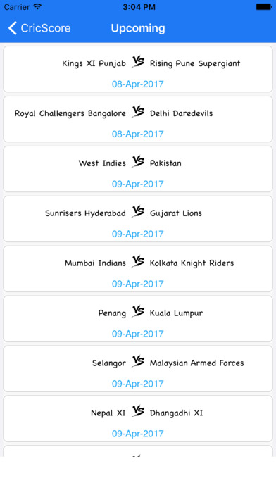 Live IPL Cricket Score screenshot 3