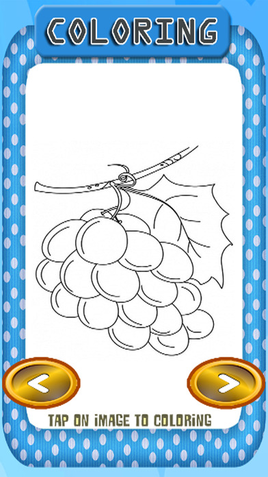 Fruit Memory Coloring Book Games Education screenshot 2