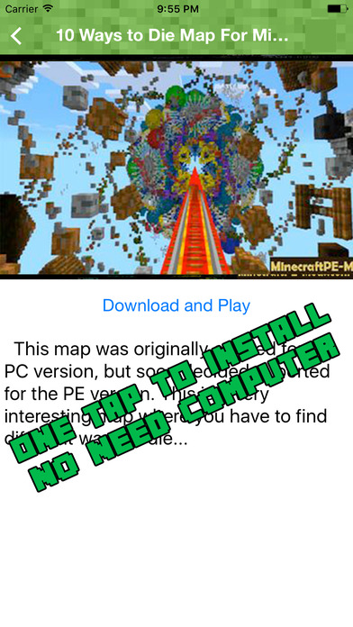 Maps For Minecraft PE - Minecraft Maps screenshot 2