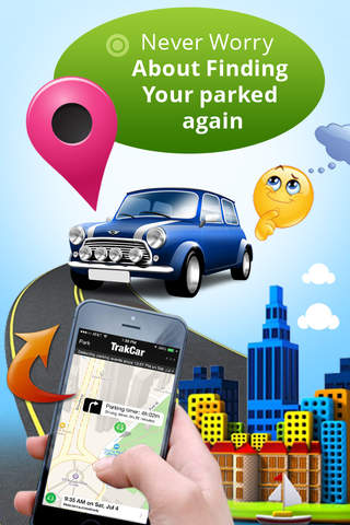 TrakCar Pro - Find Car, Where parked, Parking Time screenshot 2