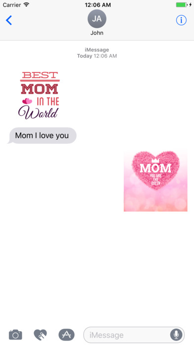 iStickerMania Mother's Day screenshot 3