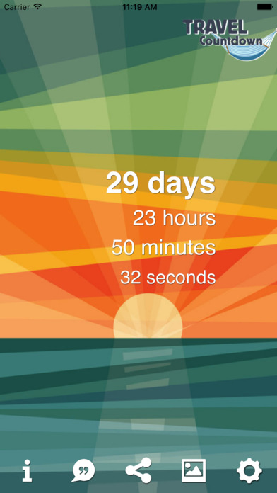 Travel Countdown 2017 screenshot 4