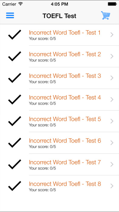 12000Q - TOEFL Practice Test screenshot 2