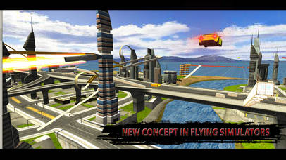 Flying Car Simulator Space Shooter screenshot 3