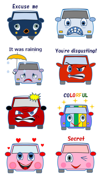 Talking Cars Stickers! screenshot 4