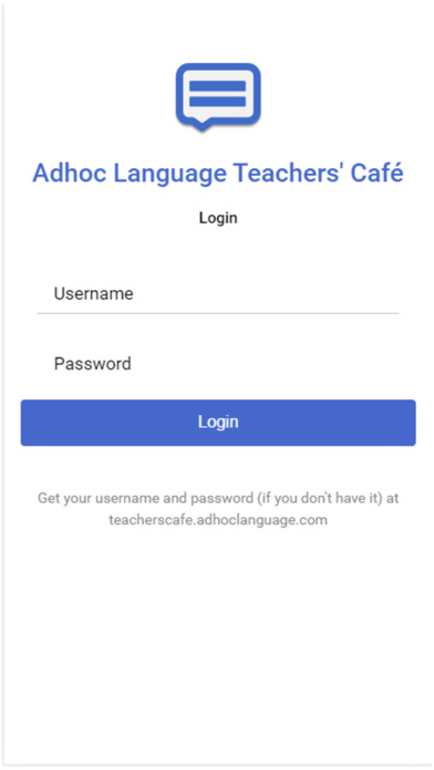 Adhoc Language Teachers Cafe screenshot 2