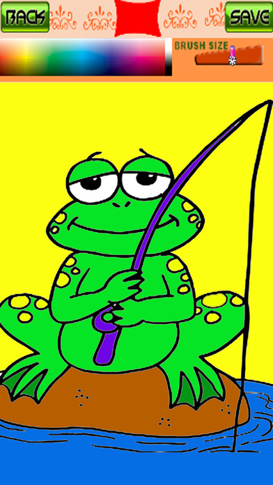 Coloring Page Frog Games For Kids And Preschool screenshot 2