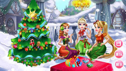 圣诞节公主沙龙-魔法化妆换装女生游戏 screenshot 3