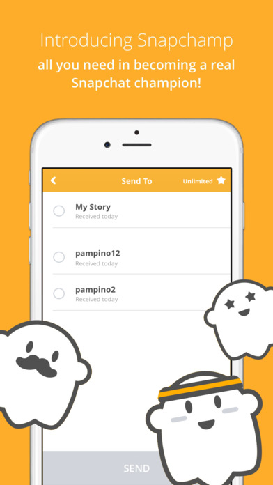 Snap Champ- Snap Uploader & Features for Snapchat screenshot 2