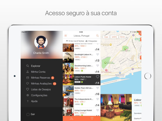 Captura de tela do iPad 4