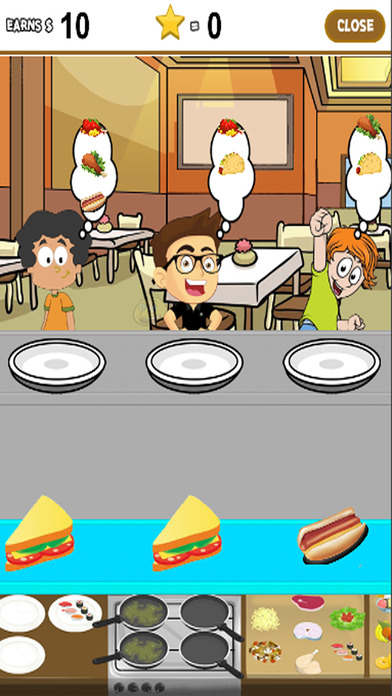 Crazy Games American Restaurant For Kids screenshot 2