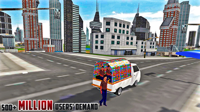City Van 3d Drive Racing Mania screenshot 4