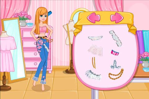 Design Your Cherry Blossom Jeans screenshot 3