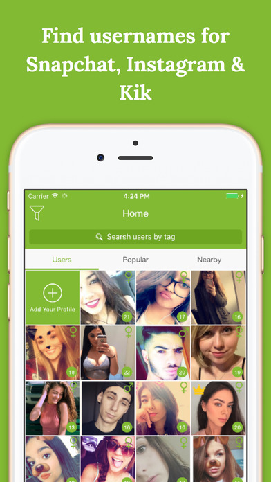 FriendMe Green - Get new usernames and followers screenshot 2