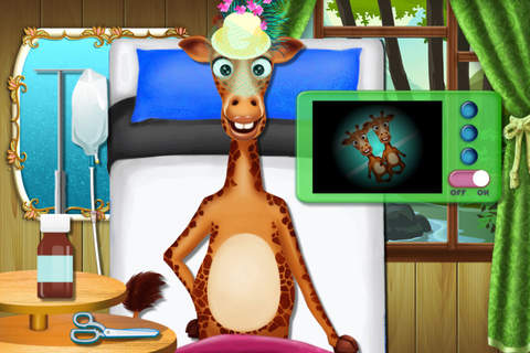 Royal Giraffe’s Jungle Diary-Pets Check&Treat screenshot 3