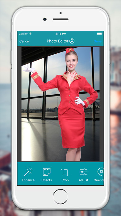 Air Hostess Photo Suit Maker screenshot 4