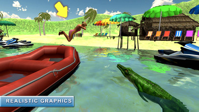 Deadly Crocodile Evolution: Monster Revenge Attack screenshot 2