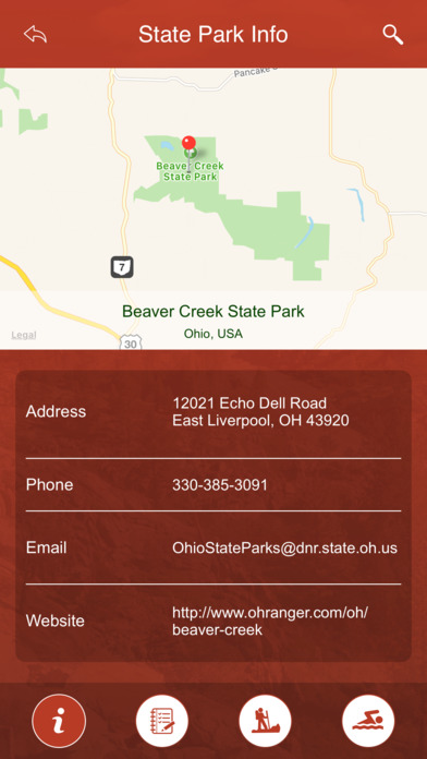 Ohio State Parks, Trails & Campgrounds screenshot 4