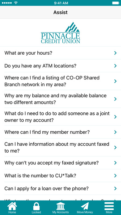 Pinnacle Credit Union Mobile screenshot 4