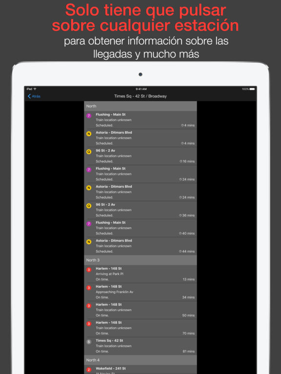 Captura de pantalla del iPad 5