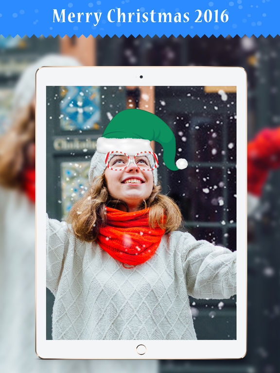 Screenshots of Elf Yourself - Pic & Photo Editor for Christmas for iPad