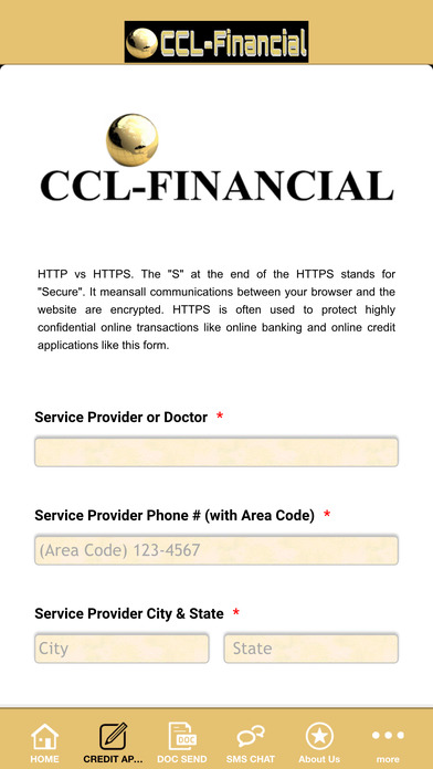 CCL FINANCIAL screenshot 2