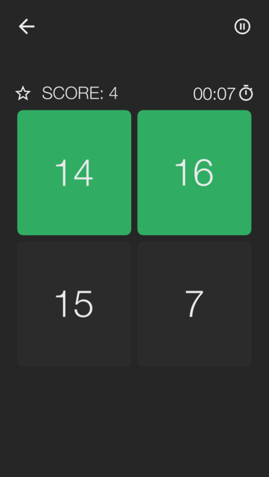 Tap the even numbers - Speed math game screenshot 2