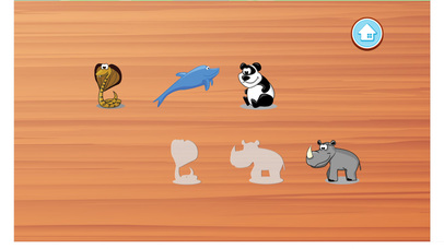 Animals Wooden Block Puzzles : Learning Games screenshot 3