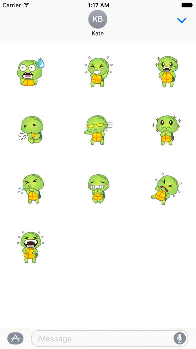 Lovely Turtle Stickers screenshot 3
