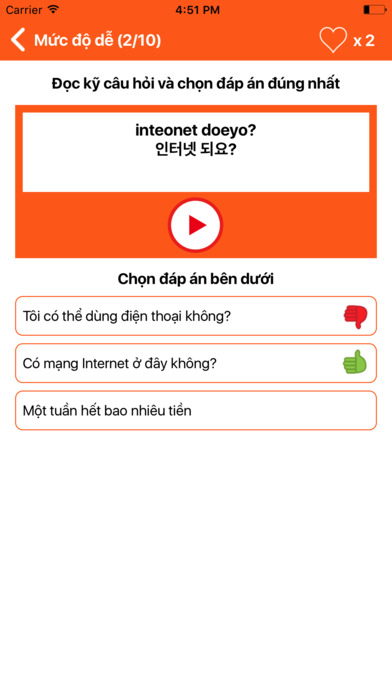 Học Tiếng Hàn - Giao Tiếp Cơ Bản screenshot 4