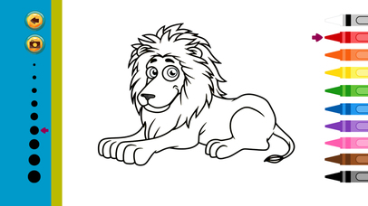Zoo Coloring Book : animals color pages for adults screenshot 2