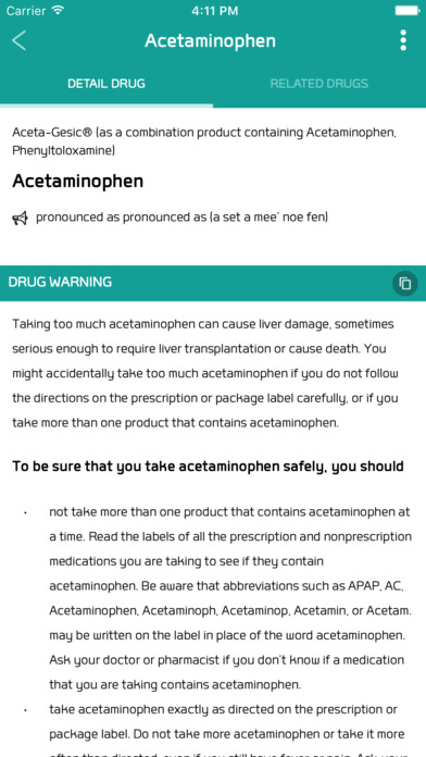 Algostudio's Drug Guide screenshot 3