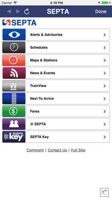 SEPTA Transit Watch screenshot 4