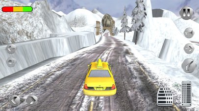 VR Mountain Taxi : Snow car Drive screenshot 3