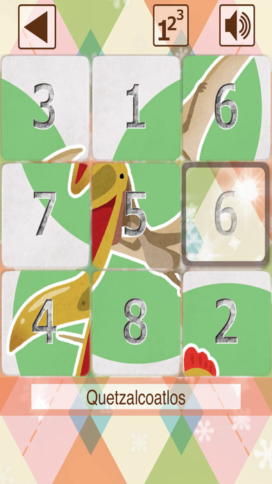 Kids slide puzzle Dinosaur screenshot 3