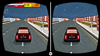 VR Traffic Car Racing in Snow Pro screenshot 4