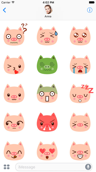 Cat Pig Stickers screenshot 2