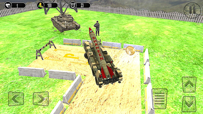 Army Missile Launcher Transporter Truck Parking screenshot 2