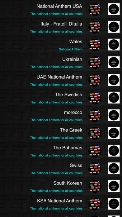 The national anthem for all countries screenshot 4