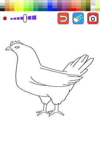 Coloring Page for Zoo Animal on Painting screenshot 2