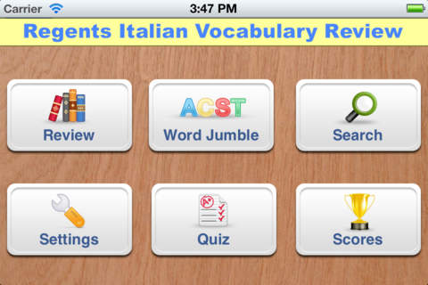 NY Regents Italian Vocabulary Flashcards Exambusters Education