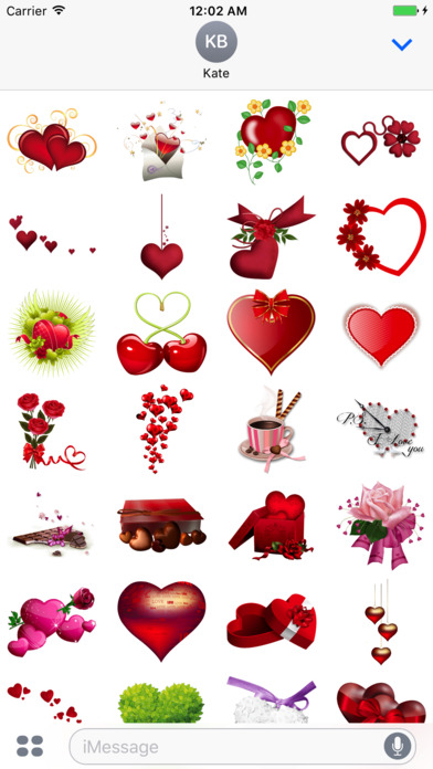 Happy Valentine Stickers For iMessage screenshot 2
