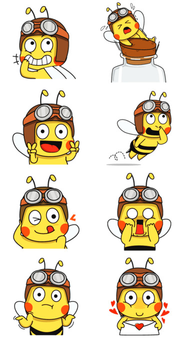 Best Bee Stickers screenshot 4