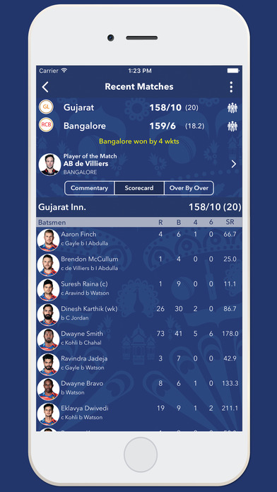 IPL 10 - Live T20 Score screenshot 3
