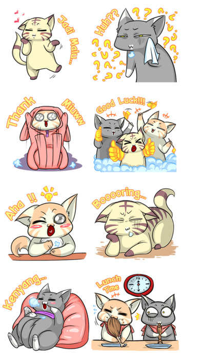 Cats Daily Stickers screenshot 4